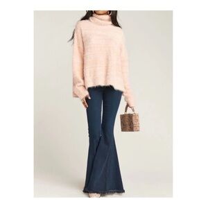 SHOW ME YOUR MUMU Fatima Turtleneck Sweater Pink | S